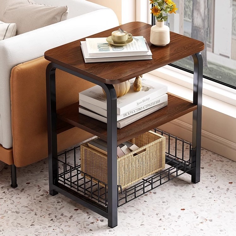 沙发边几侧边柜小茶几可移动客厅家用小桌子简易床头置物架茶水w&