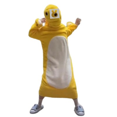 搞怪奶龙抽象衣服动物秋冬季2025新款珊瑚绒加厚保暖连体睡袍