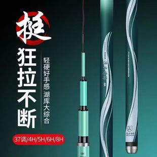 浪尖悍将鱼竿钓鱼竿碳素超硬19调大物竿台钓竿套装 组龙全