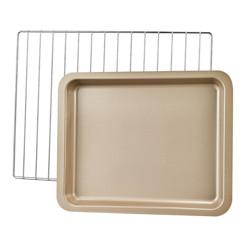 烤盘烤箱用小号8L升10升12升30升40升烤箱烤盘家用烘焙托盘烤肉盘