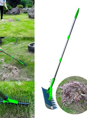 ?草坪枯草耙 茅草耙 落叶耙 园林除垢耙松土器 土壤耙Thatch Rak