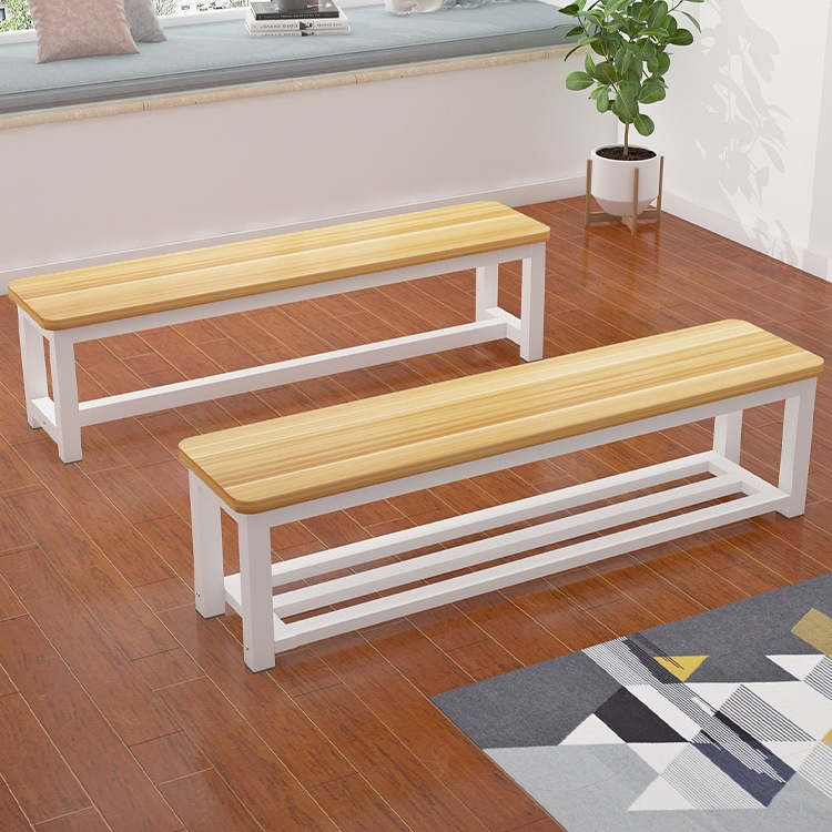 长条凳子钢木长凳换鞋凳餐桌长板凳商场健身房休息凳浴室更衣室J*