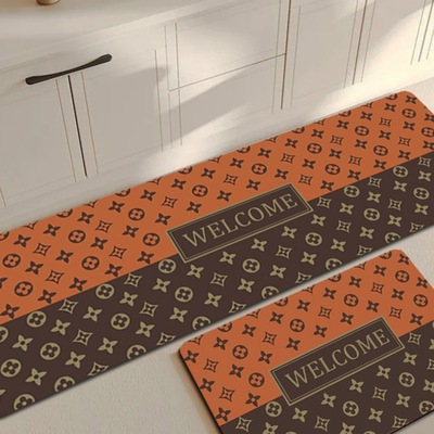 新款厨房地垫吸水吸油防滑垫子家用免洗耐脏可擦门口满铺