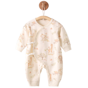 新生儿婴儿衣服52码纯棉春秋款初生宝宝连体衣秋季婴幼儿秋装a类9