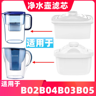 B05家用厨房直饮过滤壶净水壶净水器通用滤芯 B04 B03 B02