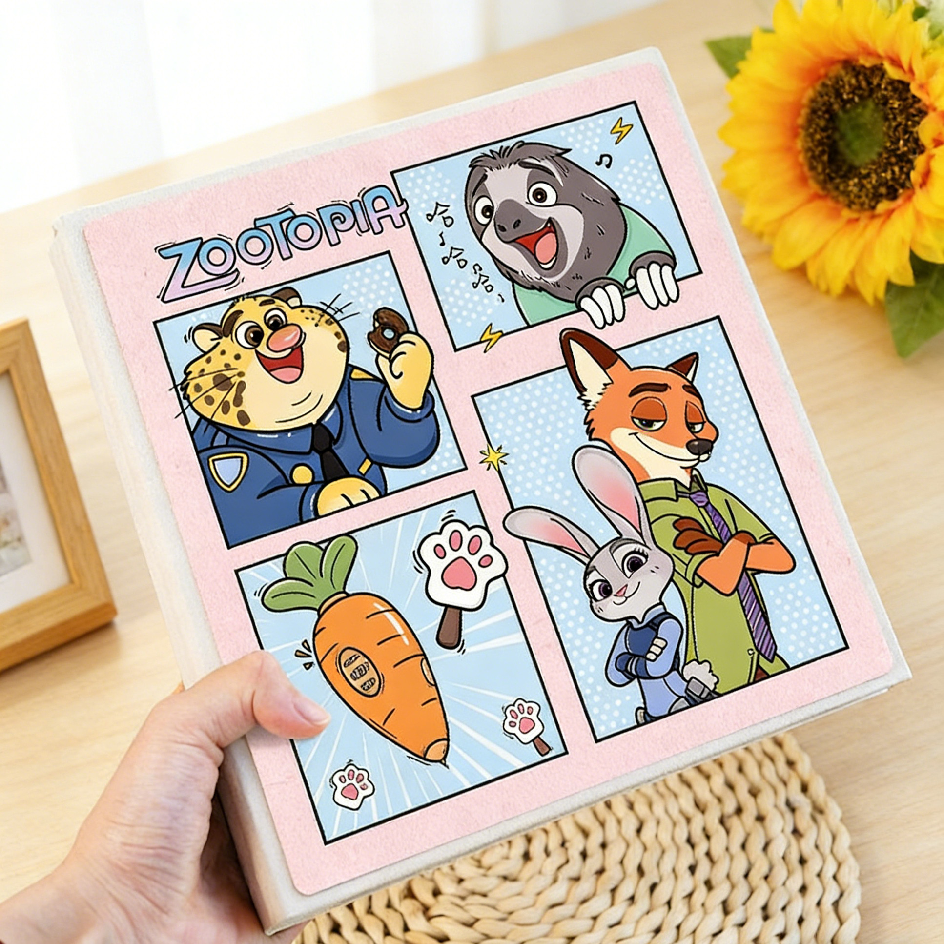 DIY自粘贴式相册本卡通覆膜纪念册3寸4567拍立得照片收纳影集相簿