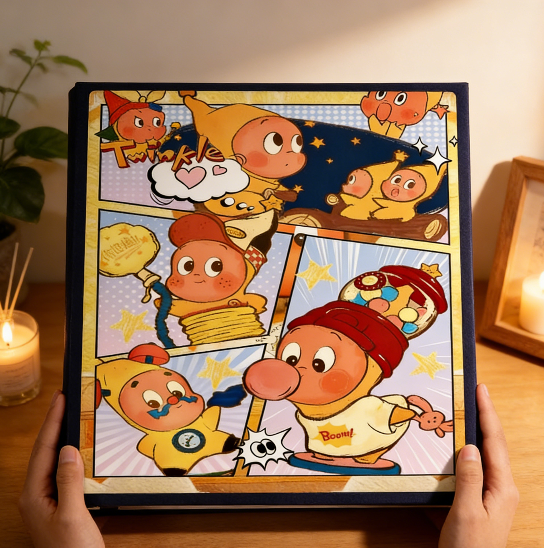 diy儿童成长记录册高级家庭影集6