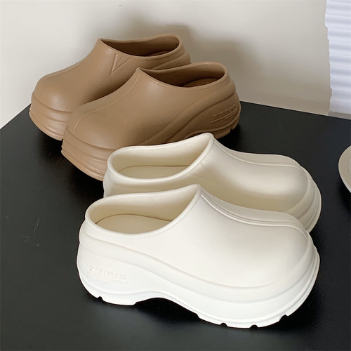 夏EVA半拖鞋百搭时尚增高穆勒鞋