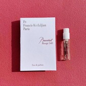 晶红540红色百家乐无尽之水香精版 梵诗柯香古龙中性淡香水小样