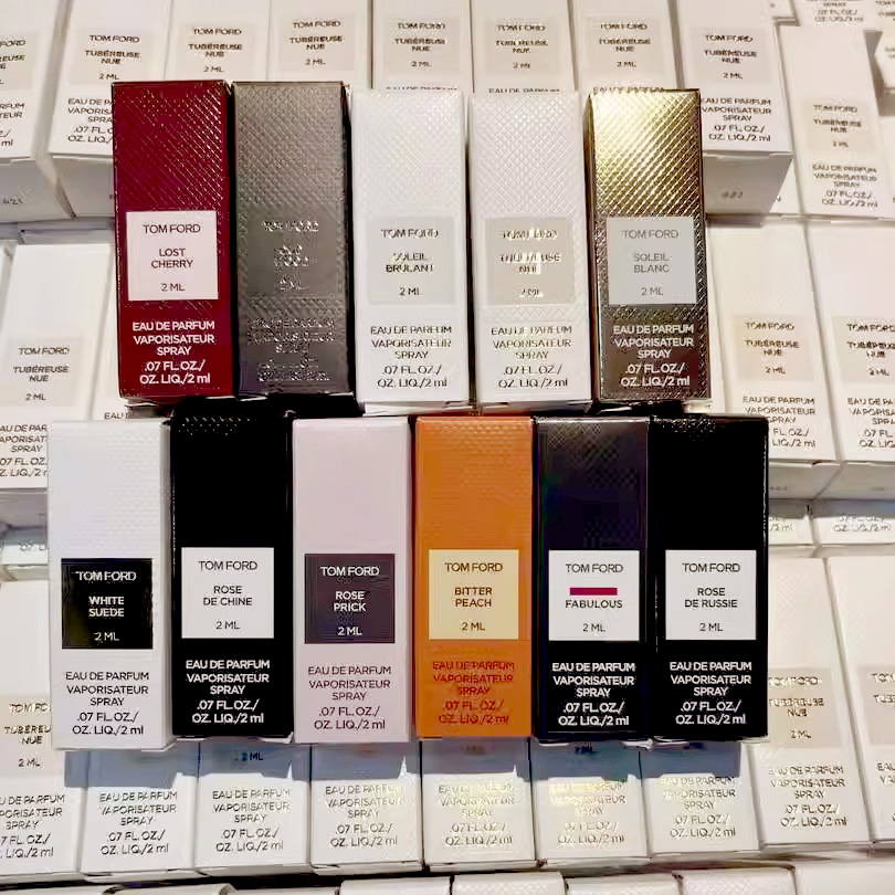 TF新品赤裸玫瑰失落樱桃天鹅绒兰花烟草乌木阳光琥珀苦桃香水小样