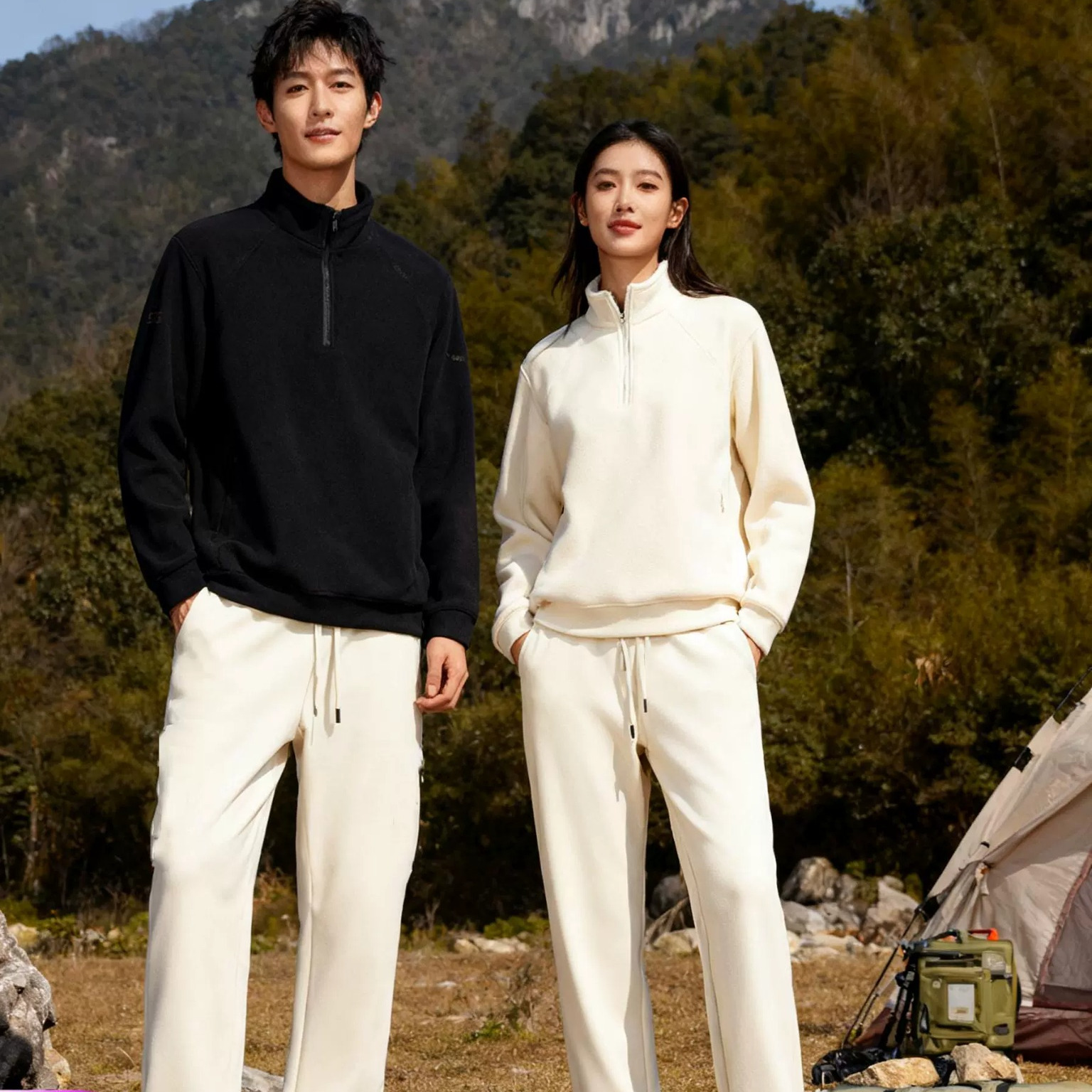 男女同款！【斯辰唯佳SCWJ--石墨烯7防光感热能裤】防风保暖耐磨