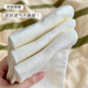 白色堆堆袜子女春秋款 中筒日系无骨松口月子秋冬配小皮鞋 堆堆棉袜