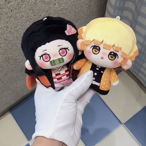 鬼灭之刃善逸10cm棉花娃娃