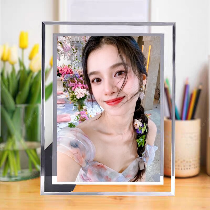 张婧仪公主周边水晶玻璃相框
