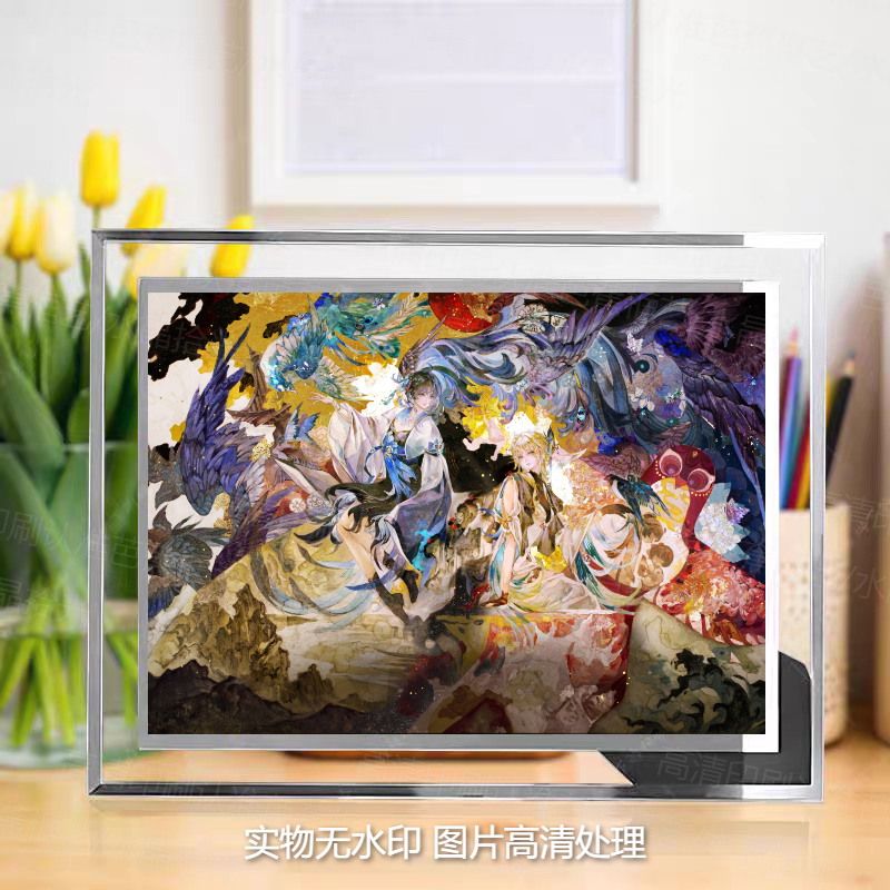 鸣潮3.5遗音扶剑荡梦而歌版本壁纸立绘水晶相框高清绝美房间装饰