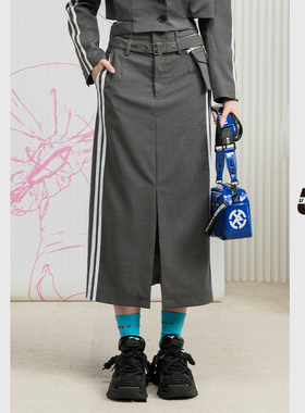 【舒心】UNIDESXUX新款腰包运动边半裙DK303001A183