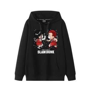 灌篮高手联名卫衣男流川枫樱木花道动漫周边连帽湘北世纪击掌衣服