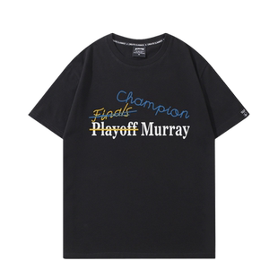 穆雷总冠军游行同款T恤男美式休闲运动篮球衣投篮训练短袖夏季潮