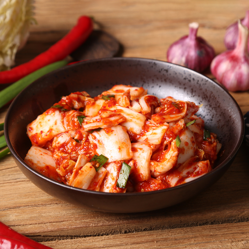 韩国口味切件袋装泡菜辣白菜