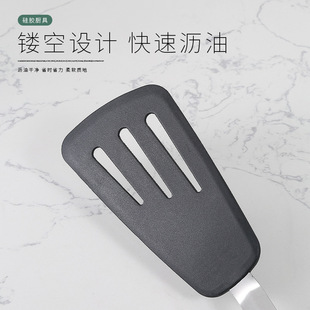 Turner Wide Non Flexible Pancake Spatula Stick Tur Silicone