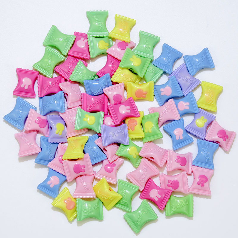 亚克力双拼色兔子珠子饰品配件