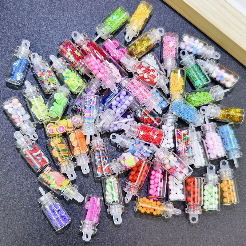 玻璃许愿瓶吊坠钥匙扣挂件饰品