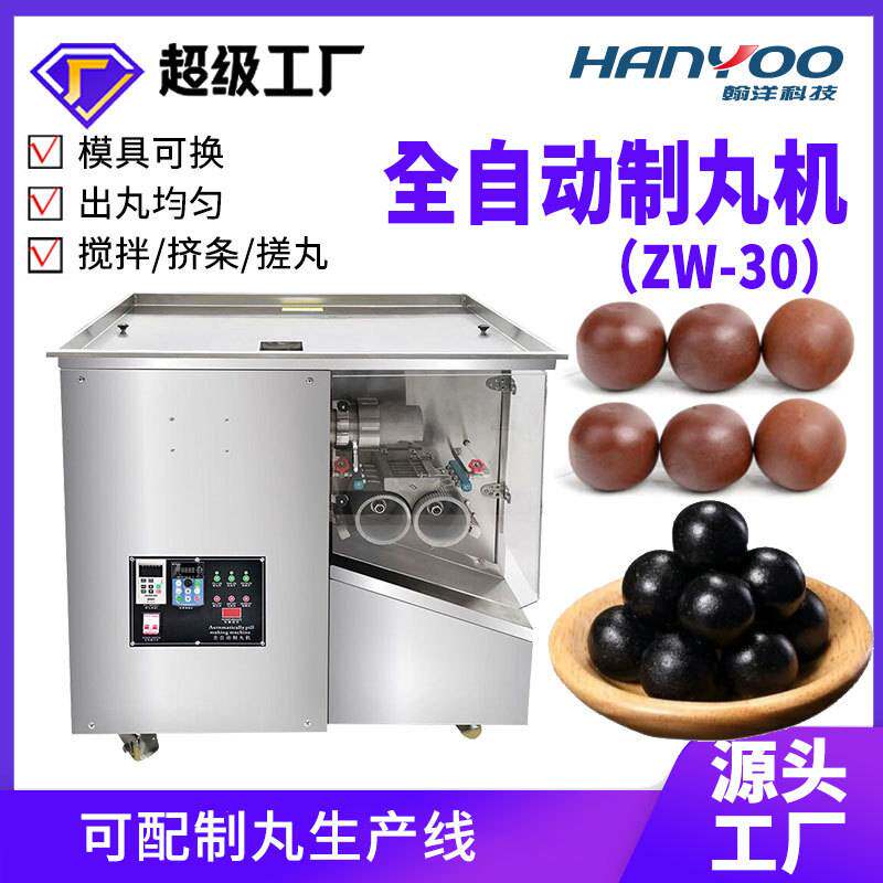 定制山楂丸制丸机 食品搓丸机 商用全自动水蜜丸机 江苏厂家