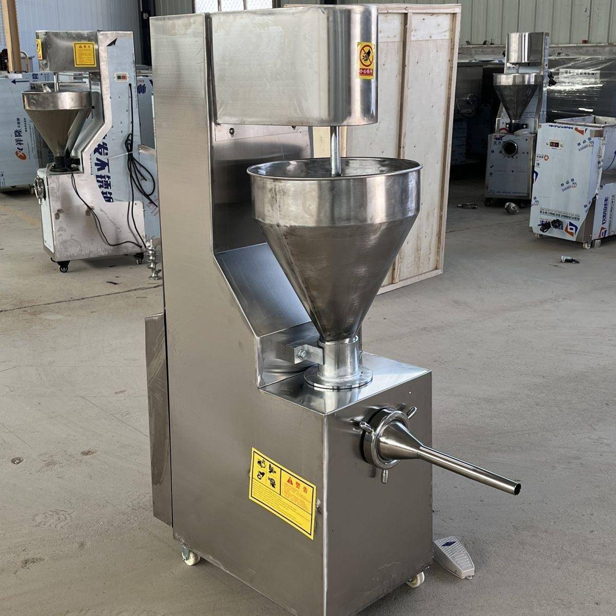 大型商用灌肠机大功率装香肠腊肠定旱灌火腿肠全自动糯米血肠一体