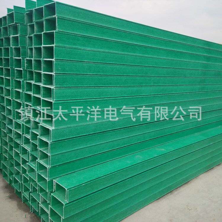 玻璃钢电缆桥架SMC拉挤槽式梯式复合电缆桥架 走线槽耐高温防火图片
