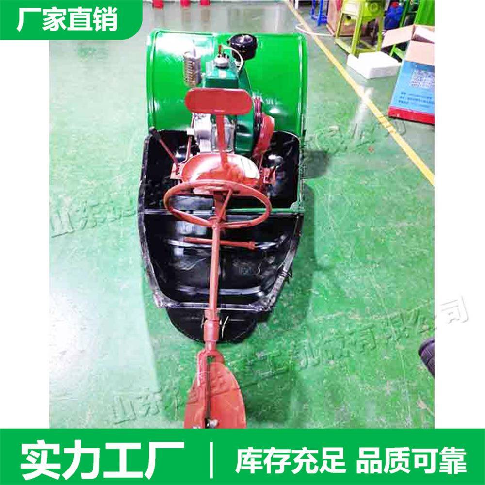 大面积水田耕作机 柴油全齿轮传动蒲田旋耕机 水陆两用机耕船