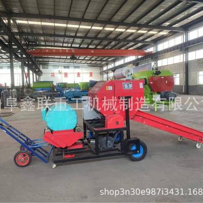 享受购机补贴 全自动打捆包膜机 打捆包膜一体机 青储饲料打包机