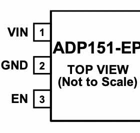 ADP151AUJZ-1.2-R7 超低噪声 200 mA CMOS 线性稳压器