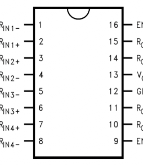 DS90LV048ATMTC 400Mbps LVDS 四路高速差动接收器
