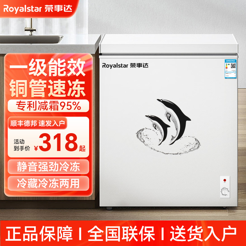 荣事达冷冻家用小型一级冰柜
