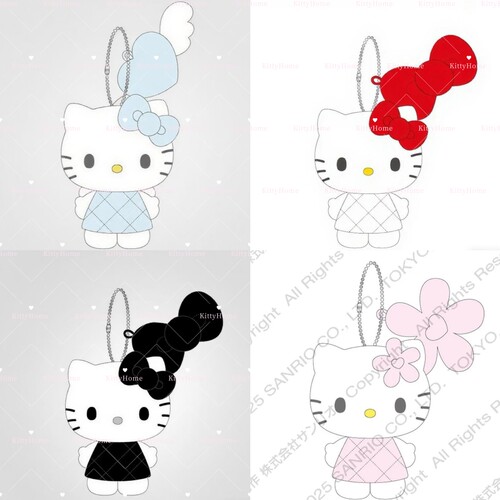 【补尾款】26.1月三丽鸥菱格系列毛绒公仔挂件kitty