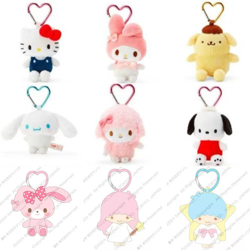 【全款现货】包邮日本三丽鸥爱心扣系列kitty挂件