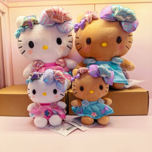【全款现货】日本三丽鸥美版海洋贝壳系列hellokitty毛绒玩偶挂件