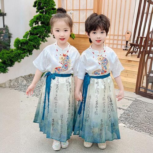 汉服套装马面裙短袖夏季中国风