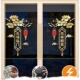 欢迎光临铺店装 饰玻璃门防撞贴纸虎年春节吉祥如意画灯笼门贴镂空
