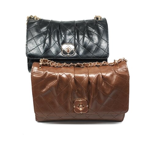 意尔康女包2025新款时尚百搭单肩斜挎包高级感小方包55Y22625