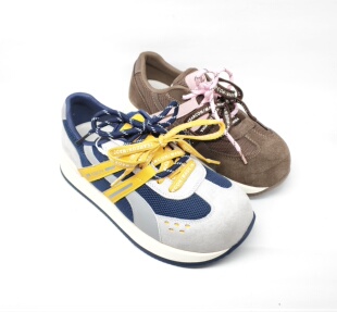 意尔康女鞋2026新款真皮软底防滑休闲鞋时尚系带6181AD15493Y