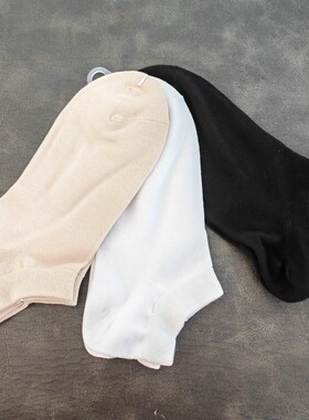 意尔康2023新款棉潮夏季薄短筒袜ins潮可爱日系白色纯棉YW2BA189