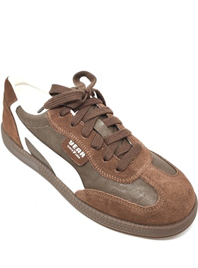 意尔康女鞋2025新款真皮皮面透气休闲鞋女软底运动鞋5571AD12465Y