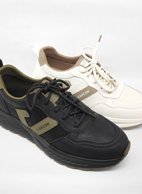 意尔康2025新款时尚潮流男鞋休闲鞋舒适软底运动鞋男5531AE58458A