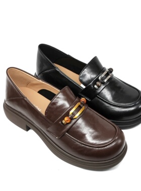 意尔康女鞋2026新款乐福鞋软底防滑休闲鞋时尚一脚蹬6162AB14962Y