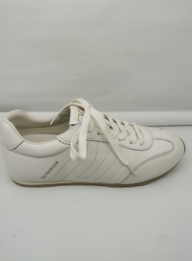 意尔康2024秋款时尚运动德训鞋平底系带慢跑休闲女鞋S681AD06497Y