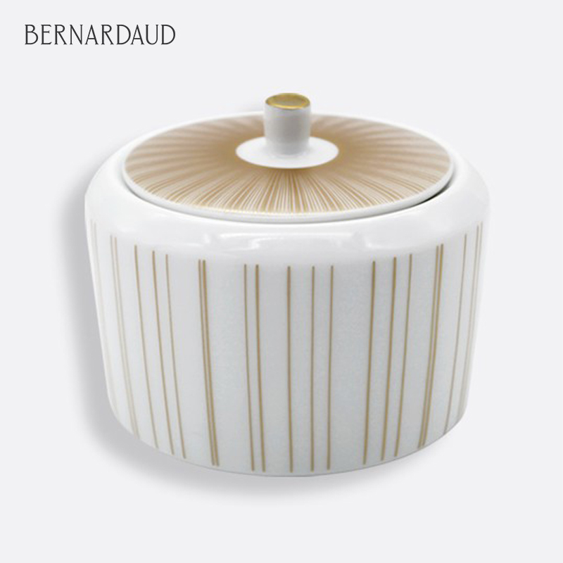 法国柏图 BERNARDAUD 阳日之光糖缸系列奶缸轻奢礼物盒装糖缸