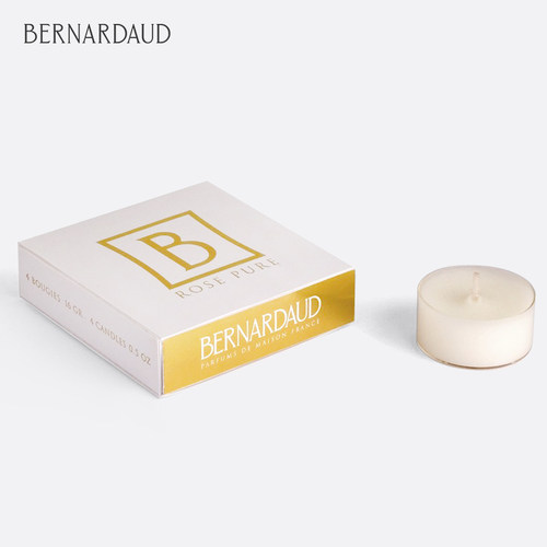 法国柏图BERNARDAUD浮生六香4只装香味蜡烛香薰卧室香氛蜡烛