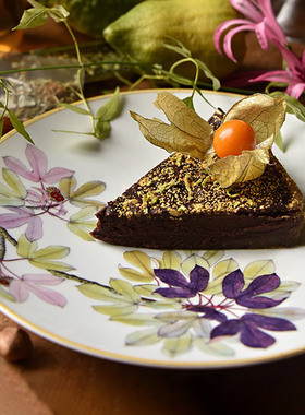 法国柏图 BERNARDAUD 东方花园系列餐具伴手礼家用进口瓷器餐盘子