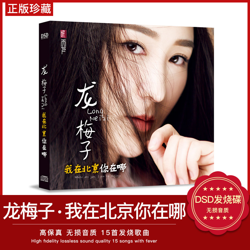正版听天下 龙梅子 我在北京你在哪 女声流行发烧碟DSD 1CD 试音